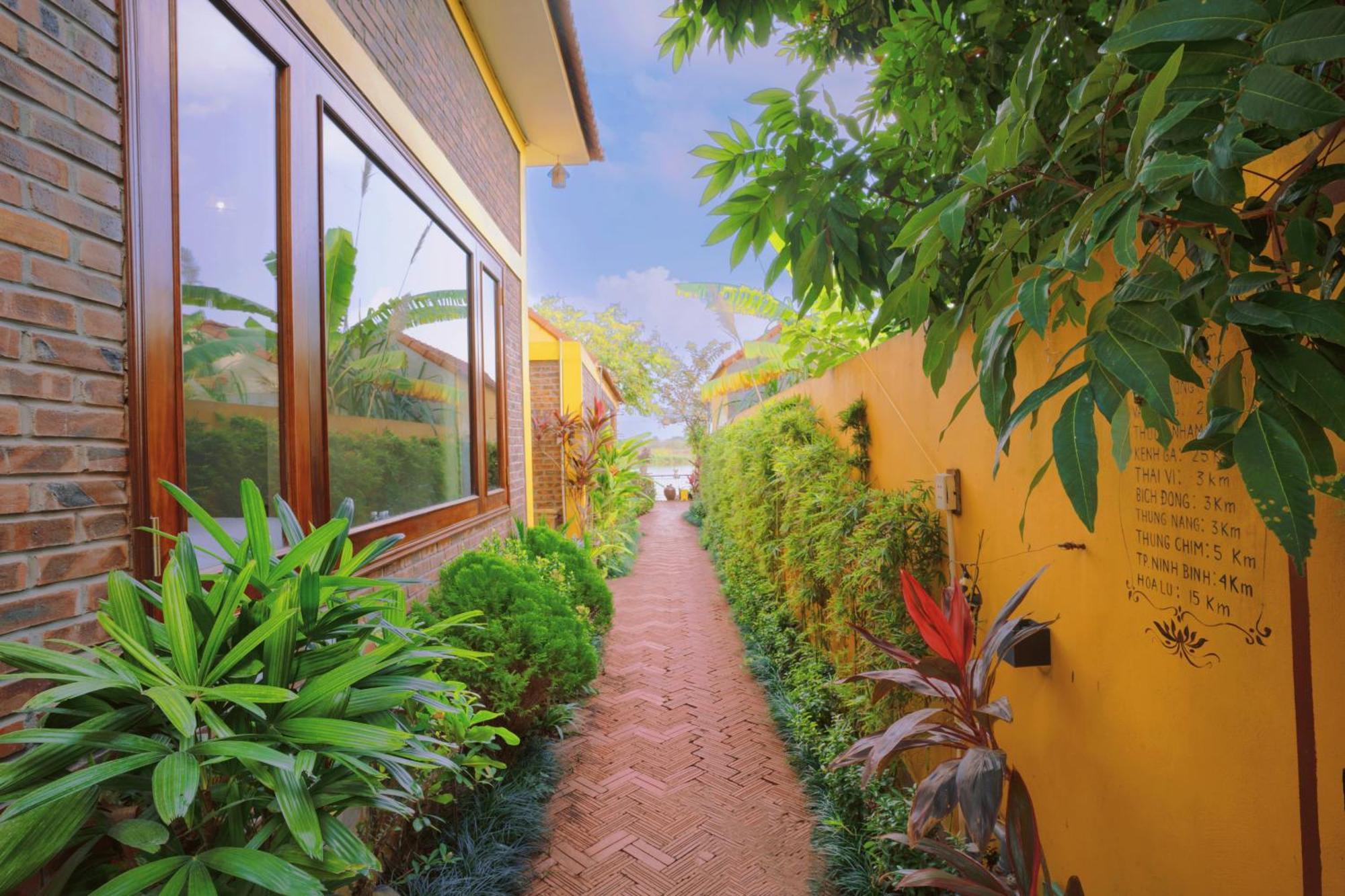 Ferienwohnung Papaya Bungalow & Rice Fields Ninh Binh Exterior foto