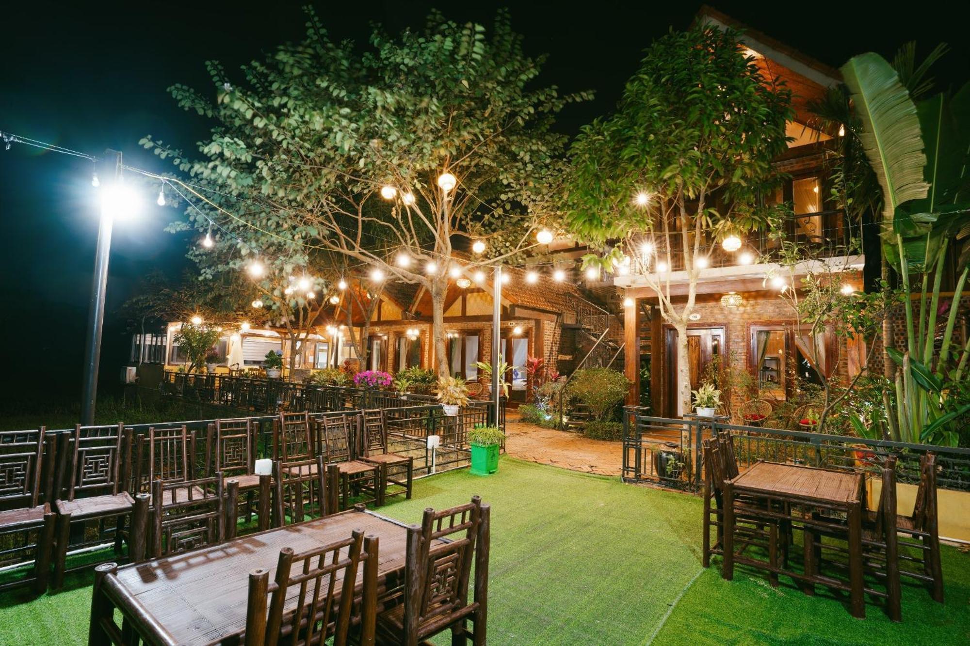 Ferienwohnung Papaya Bungalow & Rice Fields Ninh Binh Exterior foto