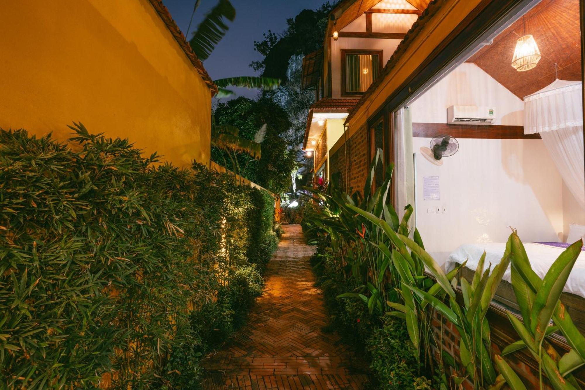 Ferienwohnung Papaya Bungalow & Rice Fields Ninh Binh Exterior foto