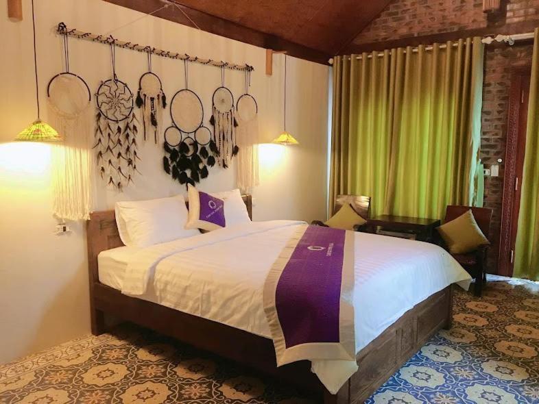 Ferienwohnung Papaya Bungalow & Rice Fields Ninh Binh Exterior foto