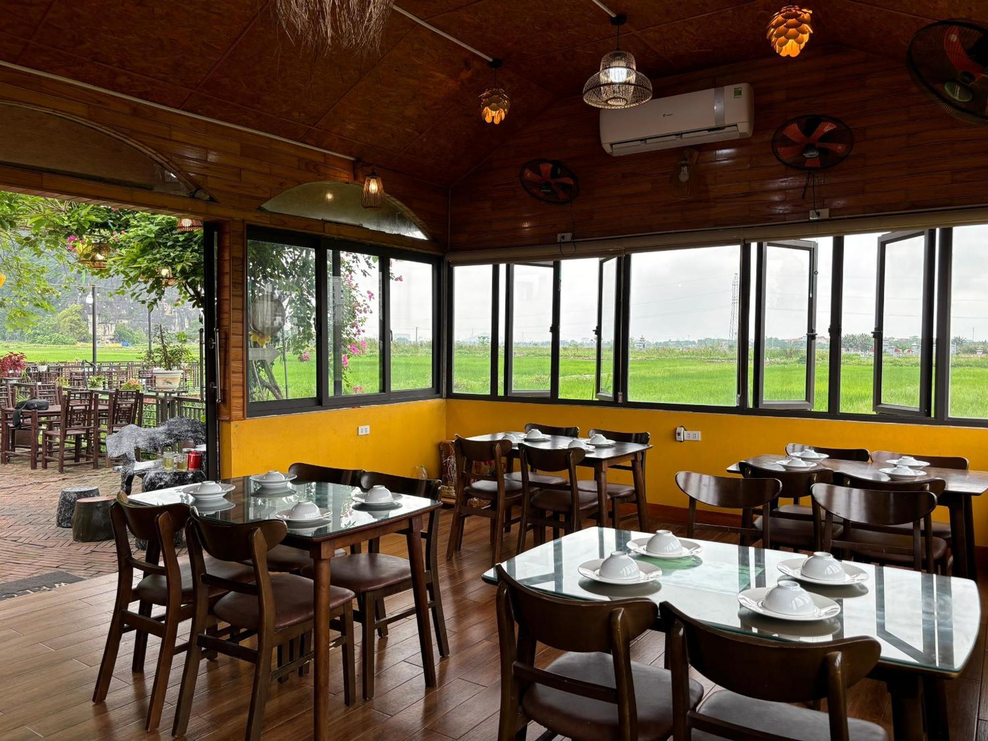 Ferienwohnung Papaya Bungalow & Rice Fields Ninh Binh Exterior foto