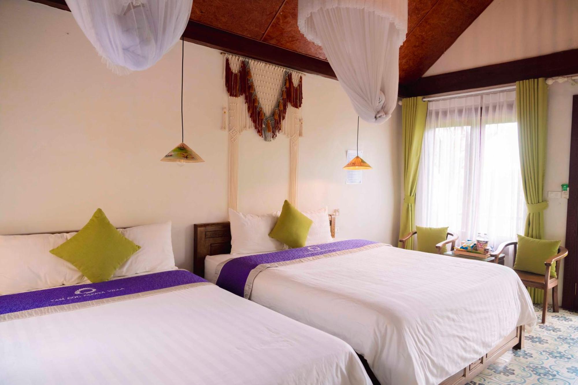 Ferienwohnung Papaya Bungalow & Rice Fields Ninh Binh Exterior foto