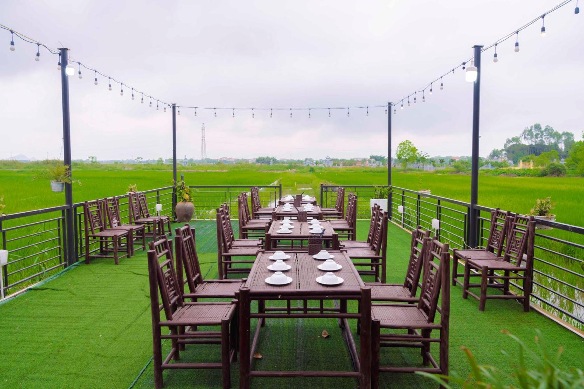 Ferienwohnung Papaya Bungalow & Rice Fields Ninh Binh Exterior foto