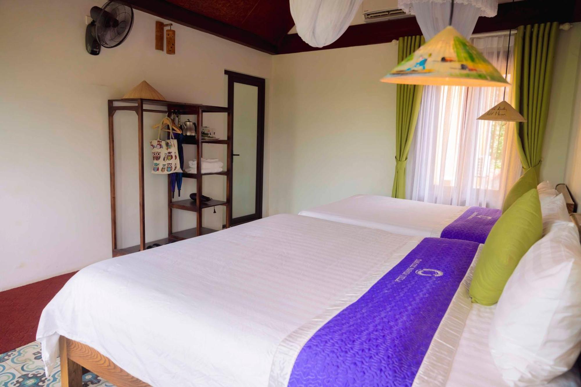 Ferienwohnung Papaya Bungalow & Rice Fields Ninh Binh Exterior foto
